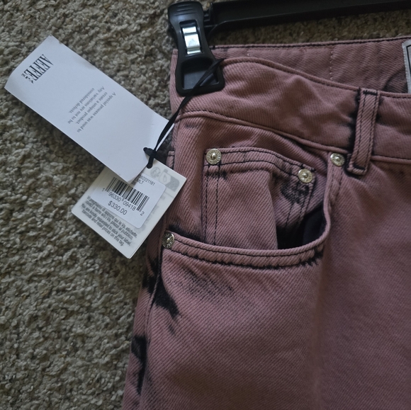 MO5CHINO For Moschino Frayed Jeans Size 26 NWT - Picture 8 of 16